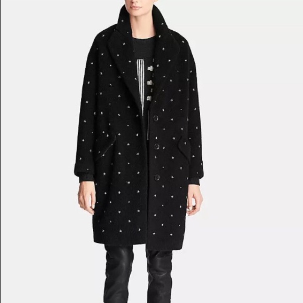 ⭐️♥️NWT COACH Embellished Teddy Bear  coat🧥